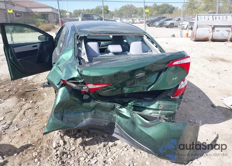 2015 Toyota Corolla Le from USA, damaged, VIN 2T1BURHE3FC478803